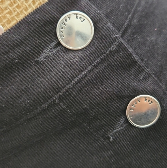 Copper Key Micro-Cord Mini Skirt - Picture 6 of 7